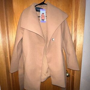 Tahari Camel Trench Coat